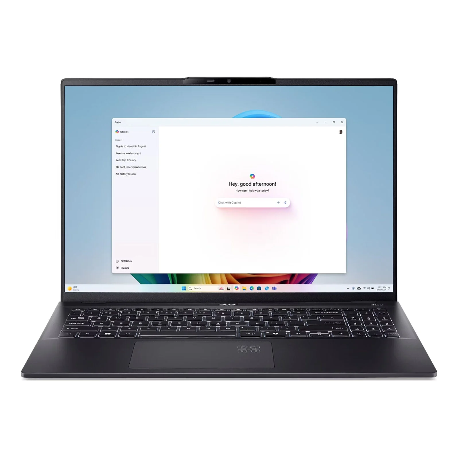 Swift 16 AI Copilot+ PC 16" 2.8K OLED 120Hz Laptop U5-226V 16GB 1TB W11H Black (Refurbished)