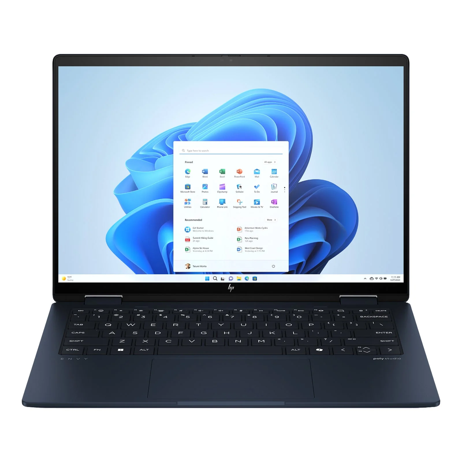 Envy x360 14" WUXGA 2-in-1 Laptop Ultra 5 125U 16GB 512GB W11H Touch Blue (Refurbished) - Image 3