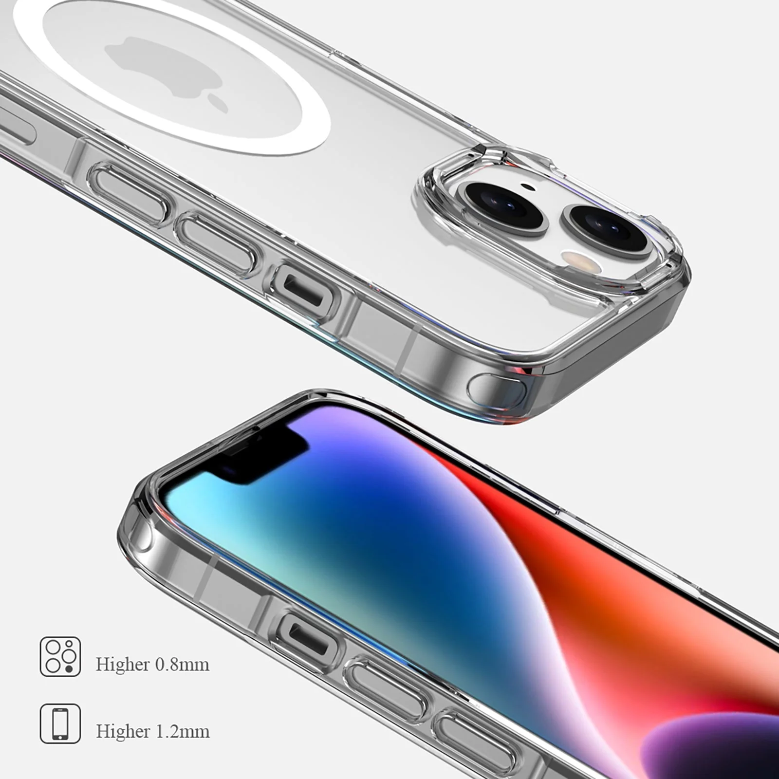 MagSafe Clear Case for iPhone 14 Plus - Image 4