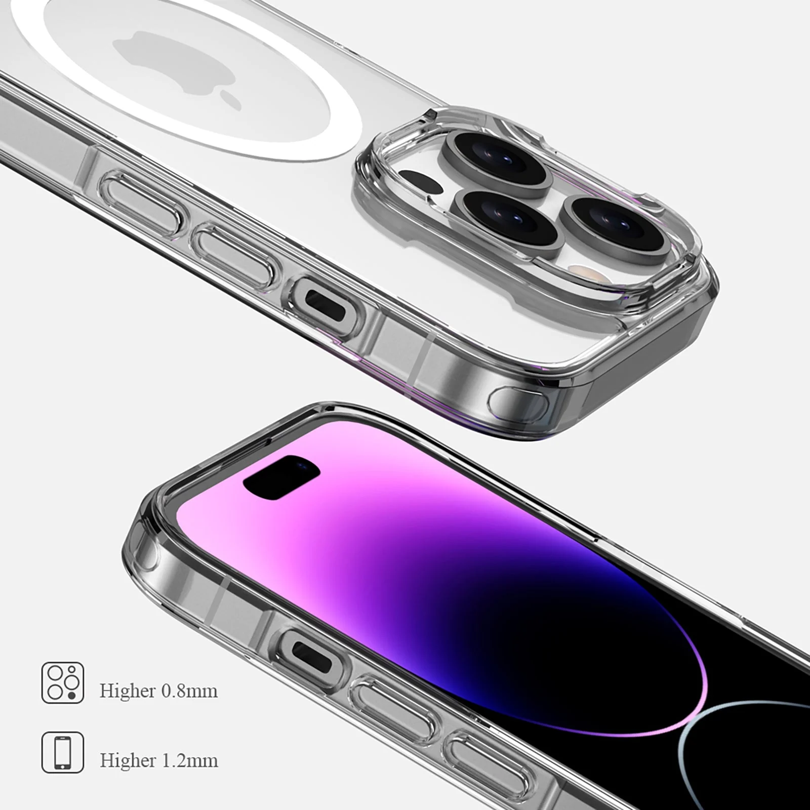 MagSafe Clear Case for iPhone 15 Pro - Image 4