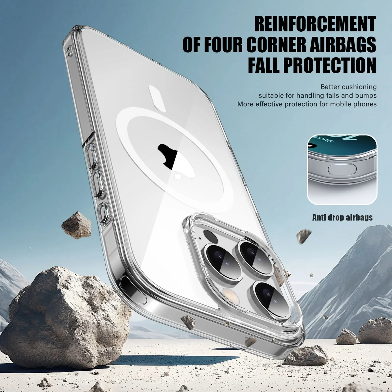 MagSafe Clear Case for iPhone 16 Pro - Image 3
