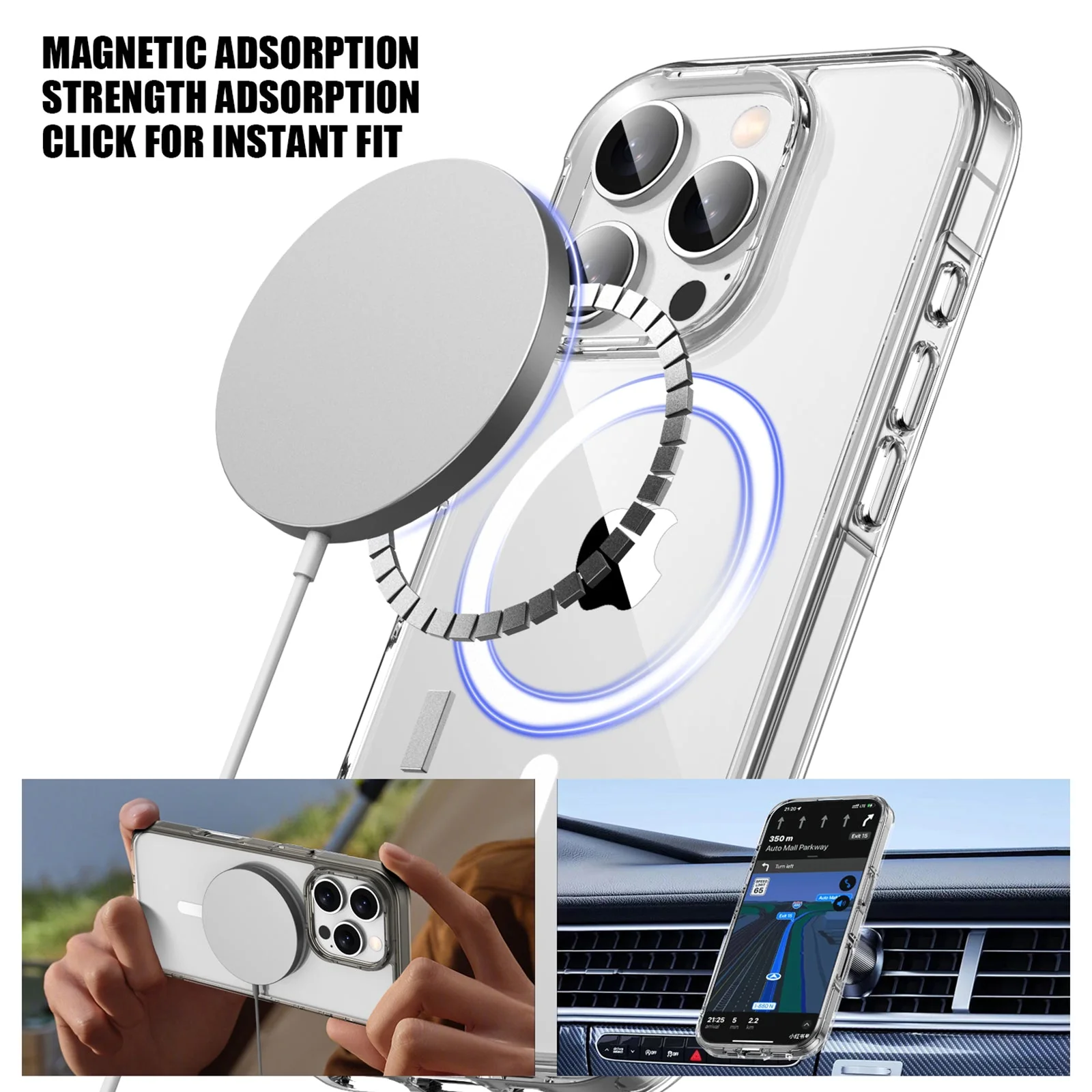 MagSafe Clear Case for iPhone 16 Pro - Image 6