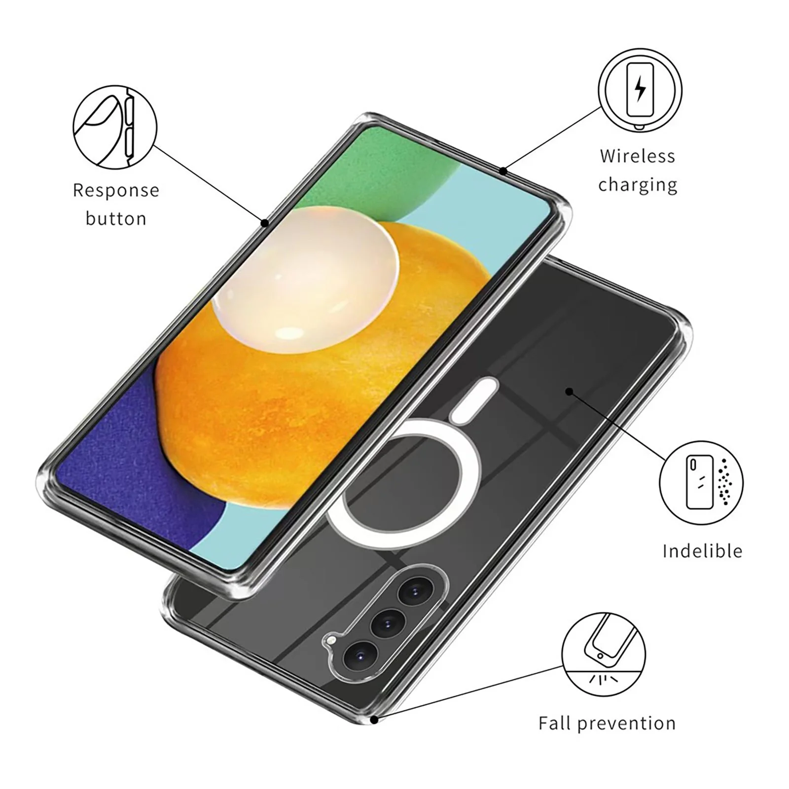 MagSafe Clear Case for Samsung Galaxy S23 Ultra - Image 2