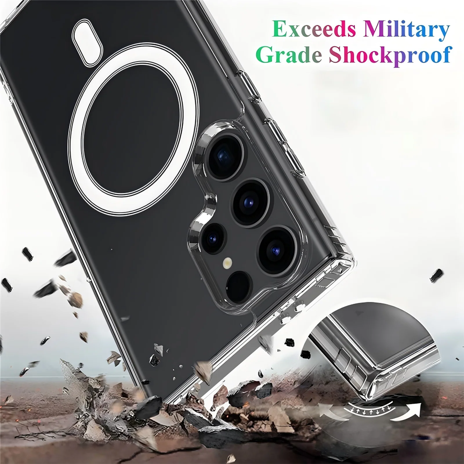 MagSafe Clear Case for Samsung Galaxy S24 Ultra - Image 3