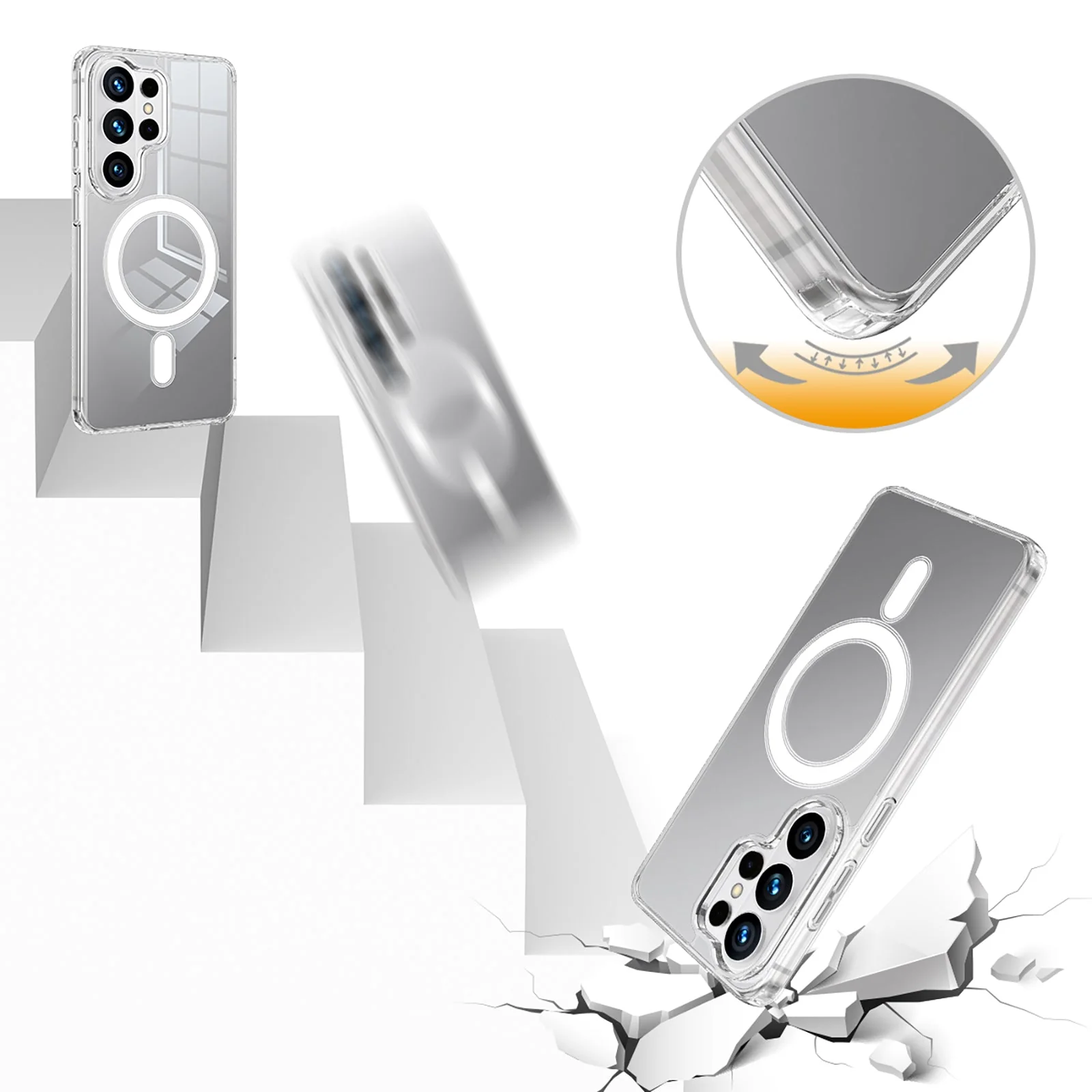 MagSafe Clear Case for Samsung Galaxy S26 Ultra - Image 7